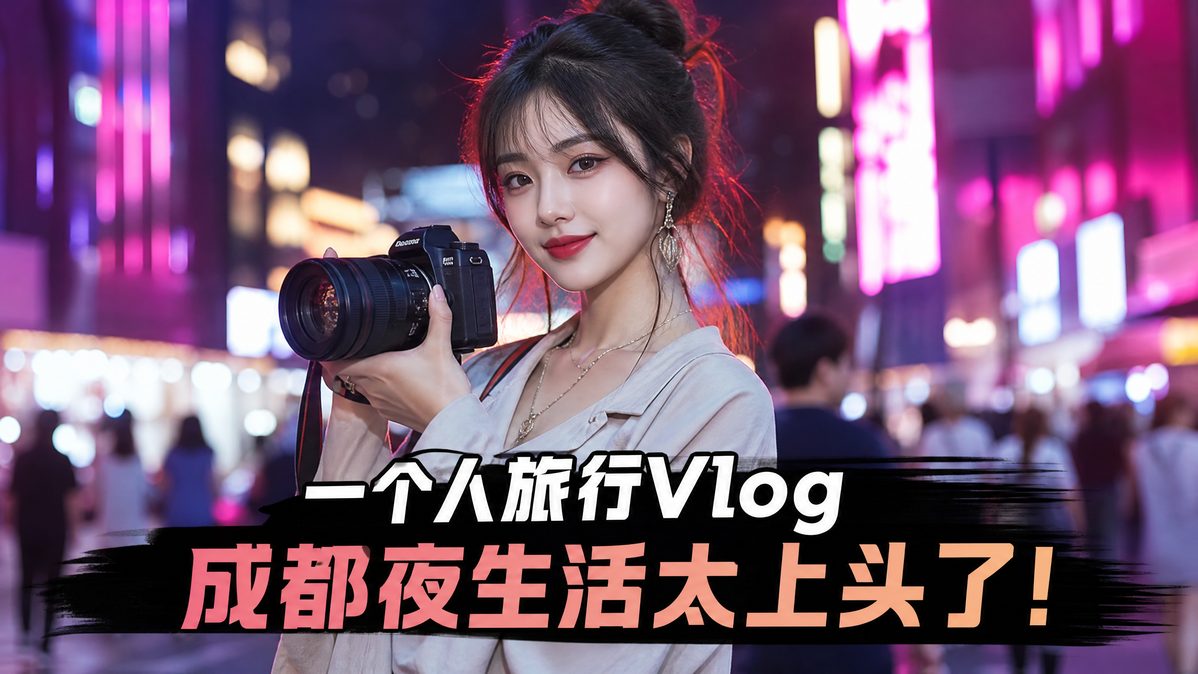 海角视频城市夜景Vlog视频教程